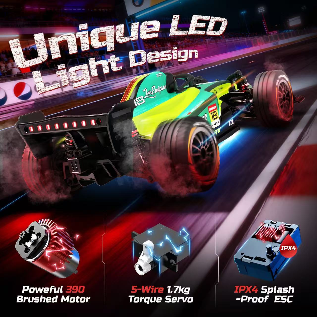 (Cross-border trading), (Wholesale), electric drift car, high speed electric car, racing car, toy car for boys, transport, new collection, remote control 4