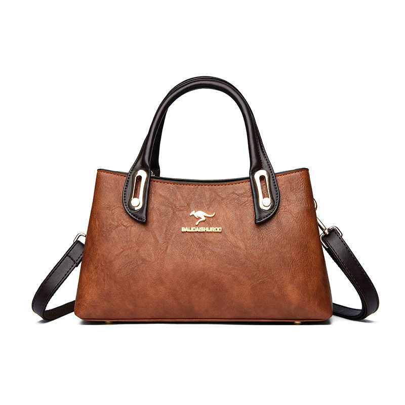 Cross-border 2024 nueva bolsa de hombro de mujer moda versátil gran capacidad descanso bolso de madres de mediana edad