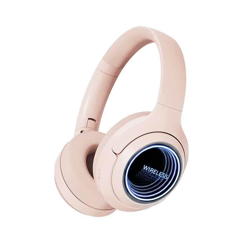 2026 nuevos auriculares auriculares RGB luminoso catoscopio llamadas inalámbricas reducción de ruido auriculares Bluetooth
