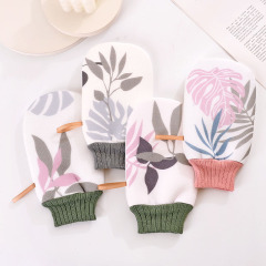 Wholesale bath sponges, household double-sided mud-removing shower gloves, bath towels, rough sand scrubbing bath sponges