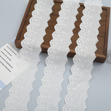 新款蕾丝连衣裙花边材料厂家现货棉布刺绣花边家纺纺织花边辅料