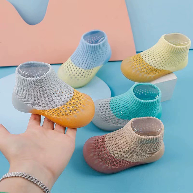 Детская обувь и носки Весенне-осенние детские носки и обувь Домашние носки для малышей, нескользящая Мягкая подошва, летняя обувь для маленьких детей