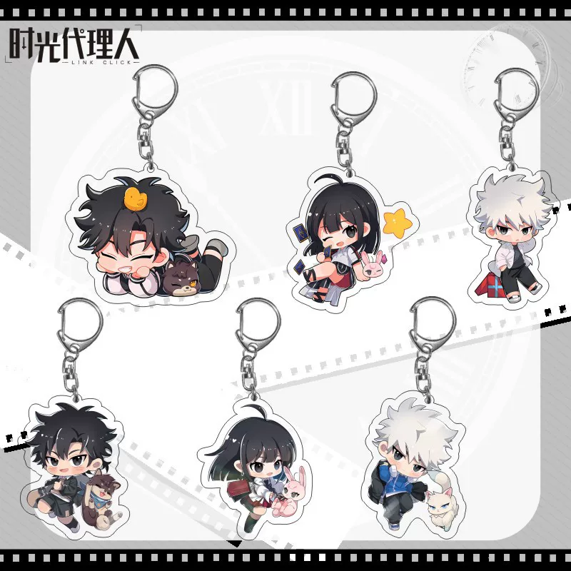 Cartoon acrylic double-sided pendant, keychain