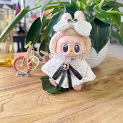 僅衣服】二代盲盒LABUBU坐坐派對公仔衣服拉布布着替香風斗篷披風