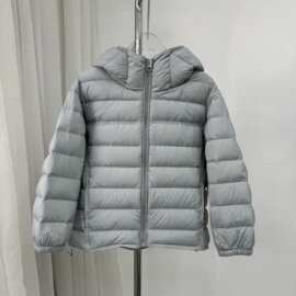 童装短款排骨羽绒服2026新款保暖秋冬季90绒连帽男童女童百搭外套