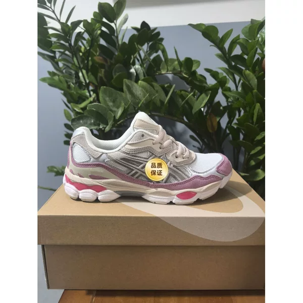 Cross-border men's and women's gel-nyc spliced mesh breathable running shoes, couple's model, non-slip, wear-resistant, casual sports shoes