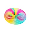 Colorful Slinky, classic big elastic rainbow toy, nostalgia