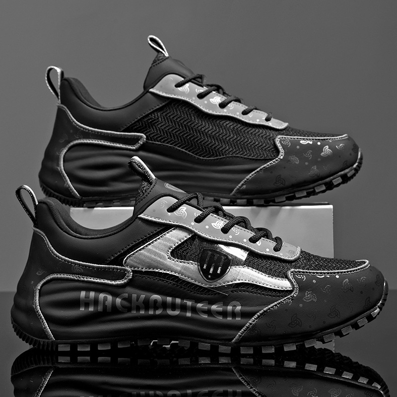 블랙 018 가죽 + 메쉬