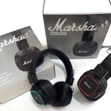 Major Iv Fourth Generation Head-Mounted True Wireless Bluetooth Headset Cross-Border Popular Marshall with Colorful Light Headset