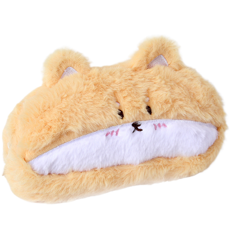 CyiMu dibujos animados Kogi bolsas peludas bolsas de papelería de estilo creativo bolsas de papelería ardilla de gran capacidad de escuela secundaria