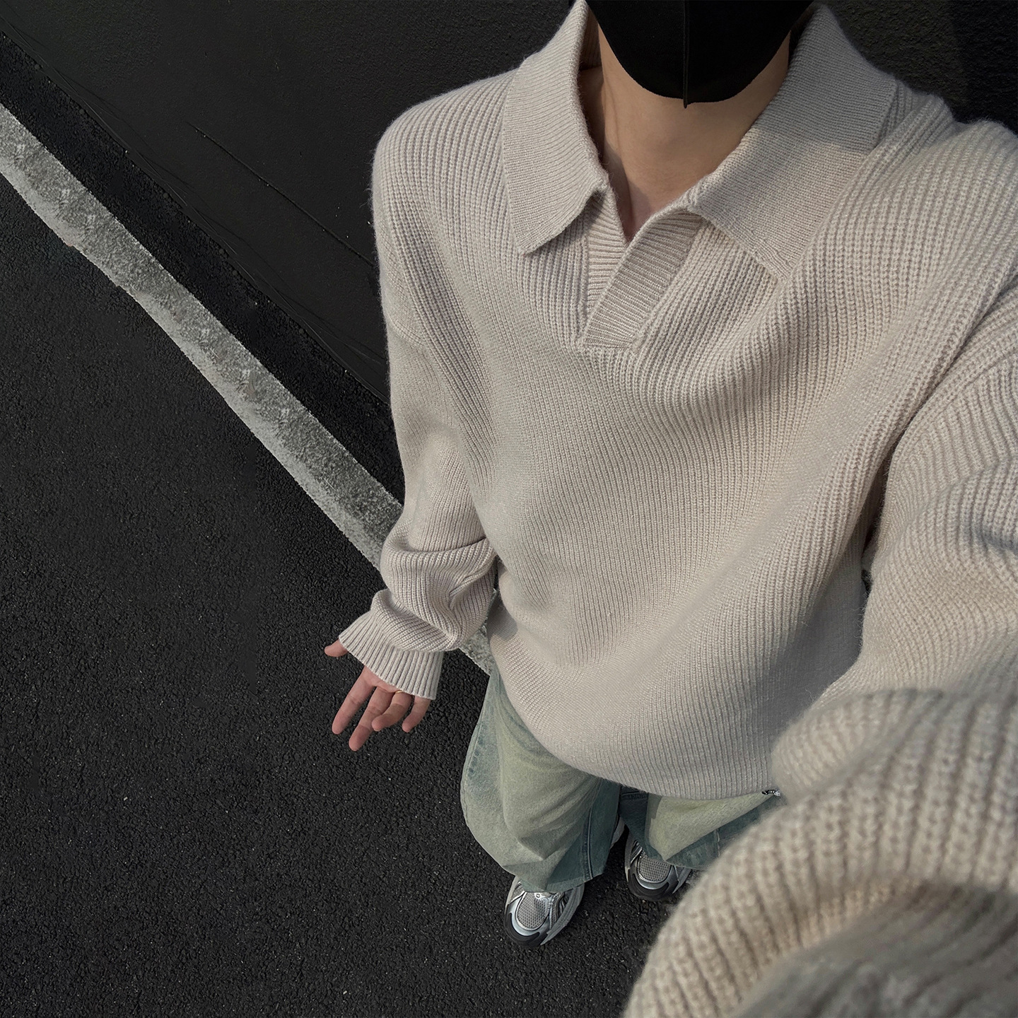 2026秋季新款青少年宽松运动圆领针织衫长袖加厚透气腈纶毛衣，男装针织衫/毛衣，星座614