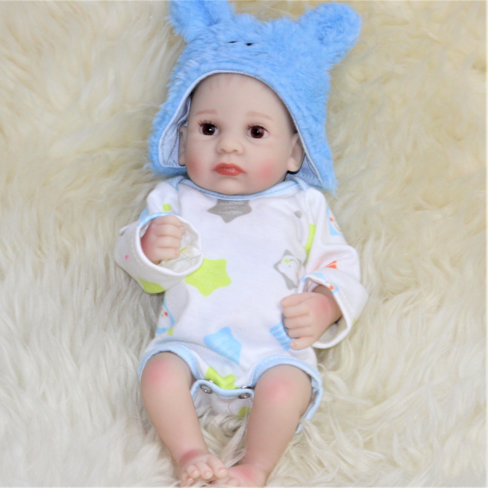 Mini muñeca reborn de 10 pies de altura de goma para niños, educación temprana, madre principiante, práctica, casa de juegos, muñeca de juguete