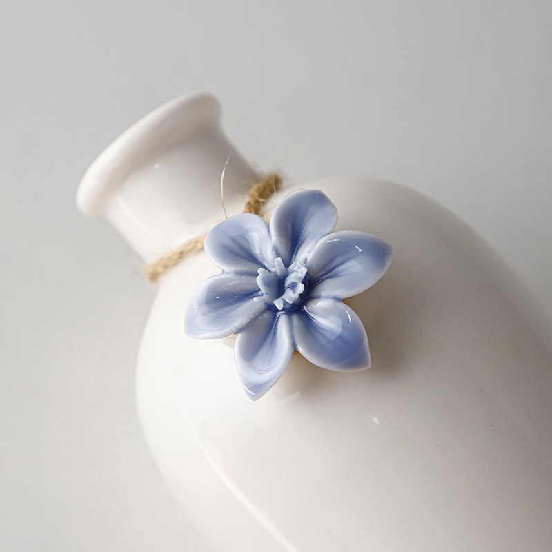 Nordico inswind simple vasos de cerámica acuopónicos arreglos de flores pequeñas mesas de comedor acuoso ornamentos vasos de geometría