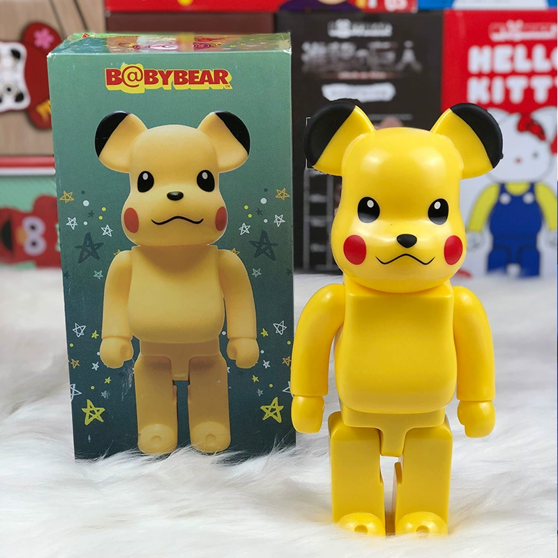 Медвежонок Bearbrick насильственный медведь световая года ведро медведь звезда пустая вода рябь странный набор цветной коробка 400+100 сустав звук