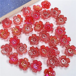 语恬 abs亚克力超仙仿贝壳碗花diy儿童发夹婚礼新娘服装饰品配件