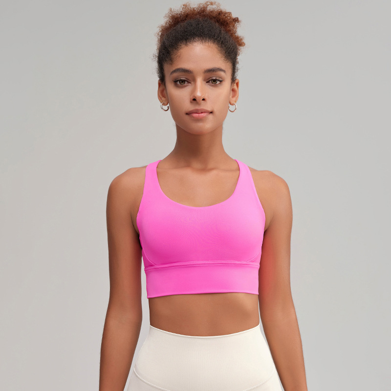 Ropa de yoga, espalda cruzada, ropa interior deportiva, a prueba de golpes, anti-caída, sujetador de yoga, chaleco de fitness, alta resistencia
