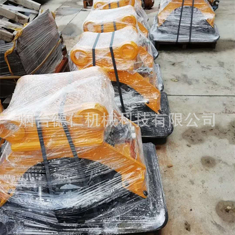 挖掘机液压夯实器 钩机平板夯 路面斜坡打夯机 烟台德仁机械批发