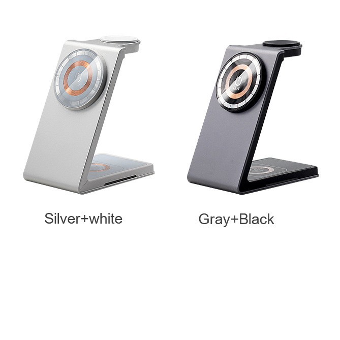 Magsafe magnético tres en uno cargador inalámbrico adecuado para teléfono móvil reloj auricular soporte multifunción cargador inalámbrico