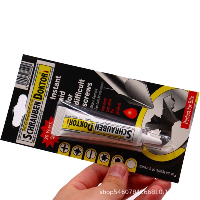 德国原装进口滴螺松SCREWDOKTOR螺大夫滑头螺丝松动打滑胶摩擦剂