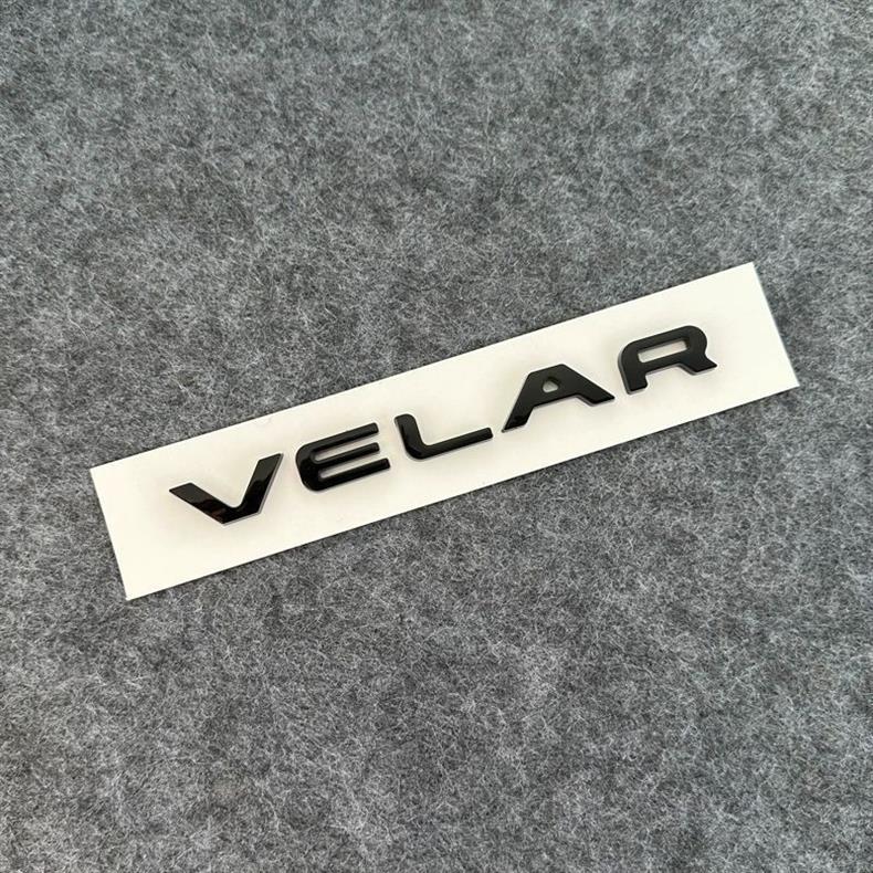 Suitable for Land Rover Range Rover Velar car emblem modification, VELAR letter emblem, P250 HSE rear trunk emblem, car emblem sticker
