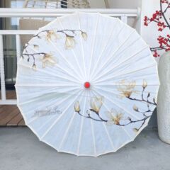 卸売り中国風プリント吊り天井装飾油紙傘ショーダンスショー道具古風工芸傘絹布傘