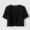 Black, with short sleeve