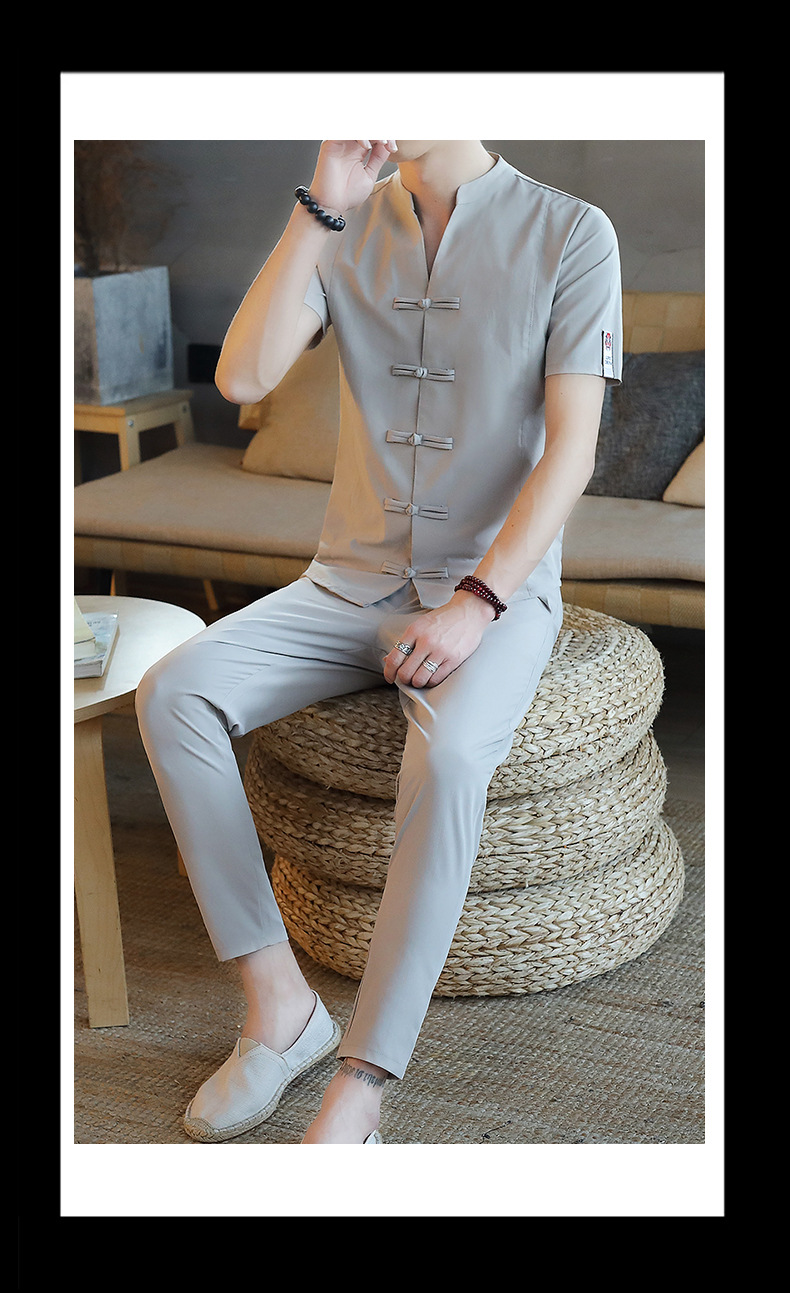 D3024 560K ĐỒ BỘ NAM HAOTYFA DÁNG ÔM BODY GỢI CẢM SEXY NGẮN TAY MÙA HÈ PHONG CÁCH HÀN QUỐC THỜI TRANG NAM G01 SẢN PHẨM MỚI