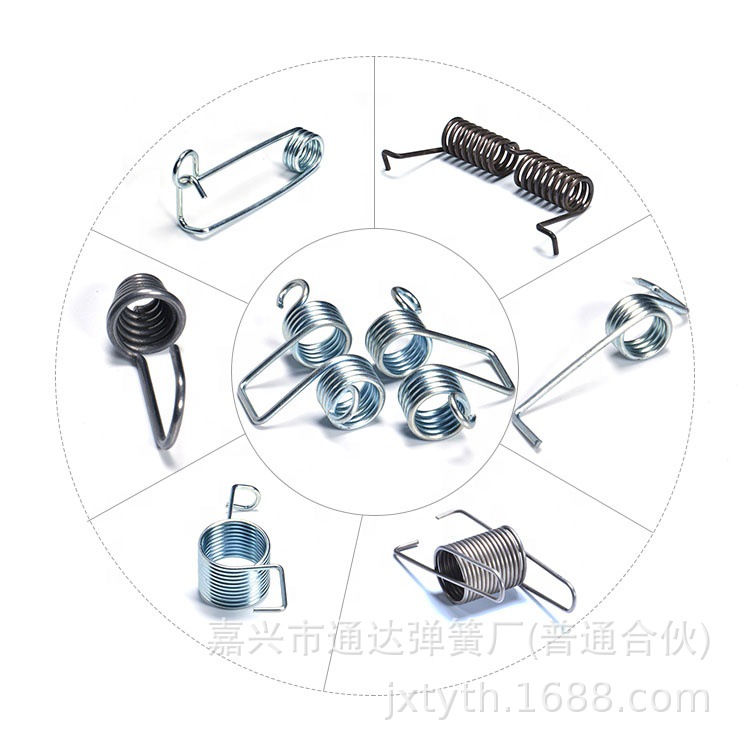 扭转弹簧加工扭簧 双扭力弹簧 圆线双扭弹簧线径0.2-10毫米弹簧