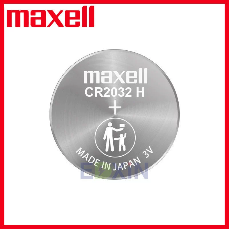 Аутентичная и оригинальная Maxell CR2032H 3V кнопочная батарея промышленный автомобильный пульт дистанционного управления