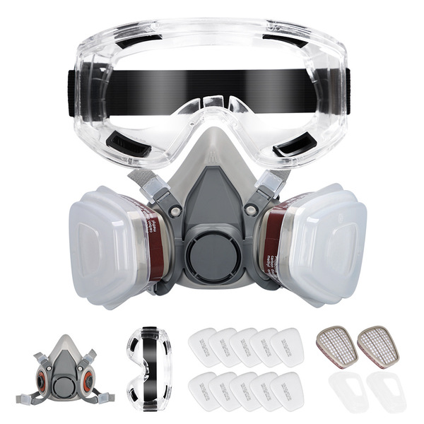 Anti -toxic mask spray paint pesticide chemical and repair gas…