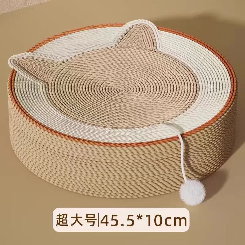 사이잘삼 오리지널 컬러 고양이 머리 (45cm 고양이 긁는 기둥)