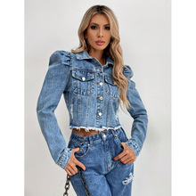 C 71510 Frayed Short Denim Jacket ë�߶̿�ţ�����׿羳��