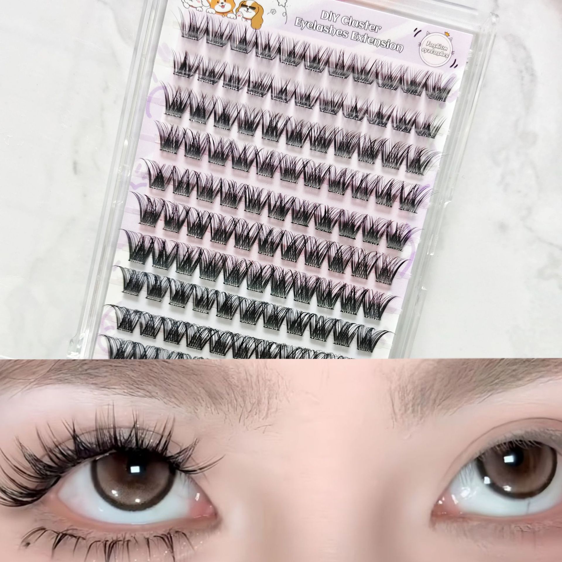 Las pestañas falsas transfronterizas proporcionan pestañas falsas de gran capacidad sin pegamento.