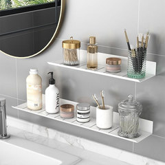 Bathroom cabinet toilet bathroom restroom washbasin washstand washroom sink wall-mounted no-drill wall-hanging cosmetic storage organizer shelf