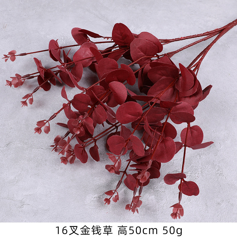 红色仿真花婚礼婚庆场地场景布置道具仿真花束花艺装饰花假花批发|undefined