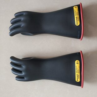40kV high voltage resistant anti-electric gloves live working high voltage rubber protective gloves NG214RB anti-electric shock gloves
