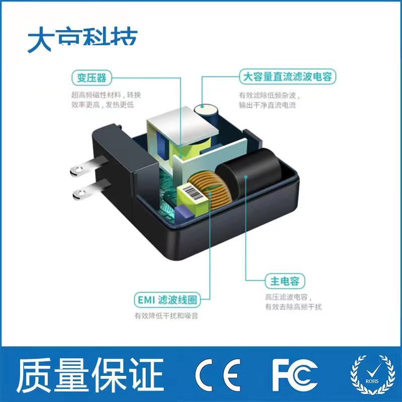 TYPE-C 65W para el cargador del ordenador portátil de Dell HP Lenovo ASUS, carga rápida
