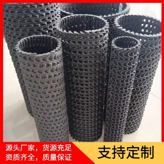 定制 硬式透水管PE曲纹网状透水管半透水塑料盲管疏水管硬式排水