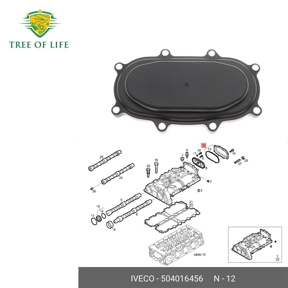 Tapa de Cadena de Distribución 504016456 para Iveco Daily Fiat Ducato Peugeot