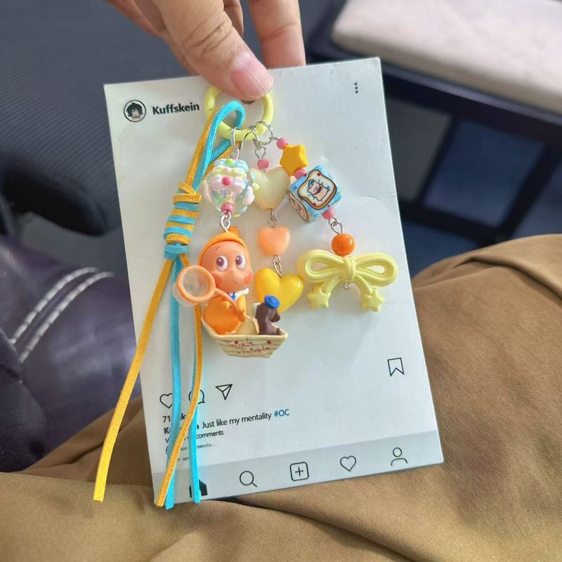 【小红书手作】萌粒小滴溜包挂配饰创意小众钥匙扣多巴胺包包挂件|undefined