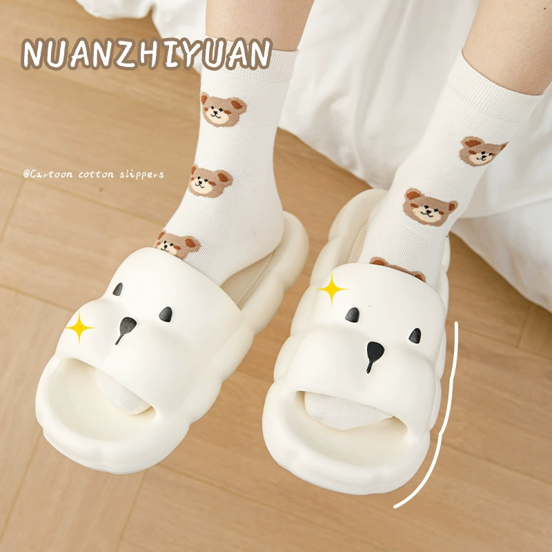 Нанбован милые тапочки женские летние новые внутренние внутренние нескользящие ванные комнаты