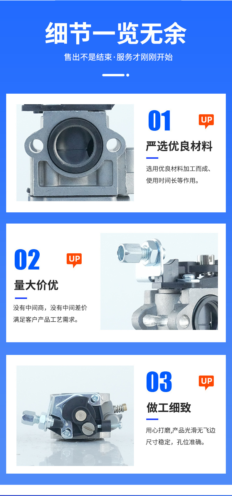 Silver King 430/520 Lawn Mower Carburetor 1E40F-5 Carburetor 42.7/49.3Cc Diaphragm-Type Carburetor
