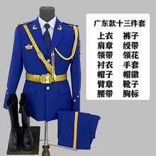 新款国旗班仪仗队服装中学生升旗仪式礼服广东省护卫队服装升旗手