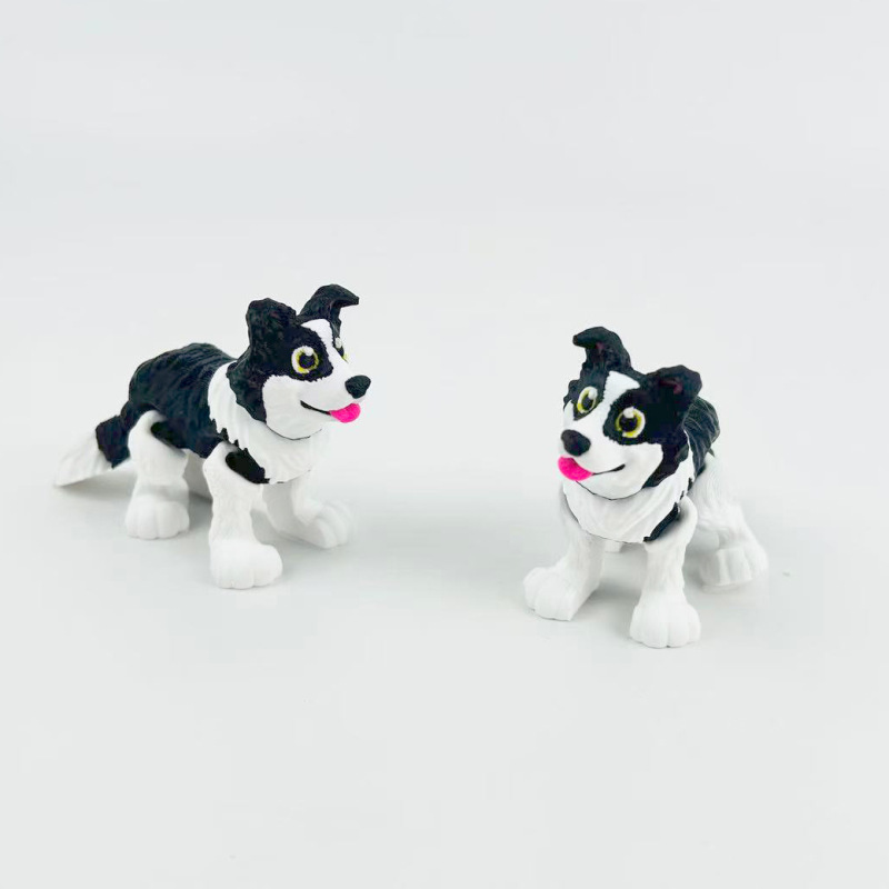 3Dプリントシミュレーション減圧おもちゃ、かわいいペットボーダーコリー犬モデル、フレンチブルドッグ犬デスクトップ装飾品、かわいいギフト|undefined