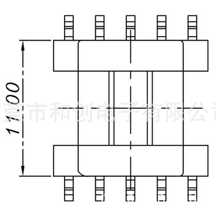 EI12.6 Transformer Skeleton EI12.6 High Frequency Skeleton Horizontal Patch 5 5 Skeleton