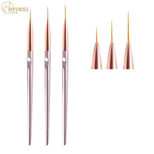 Cross-border for nail art pull pen 3 sets of metal rod pull pen flower sketch pen painted pen nail art