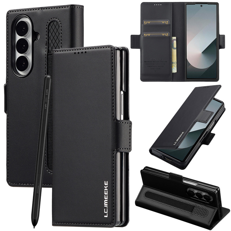 Suitable for Samsung Galaxy Z Fold 30% off Foldable Phone Case Zfold6 Zfold5 4 Wallet Phone Leather Case