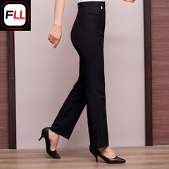 酒店物業保潔褲長褲夏春服務員工作褲兩段鬆緊