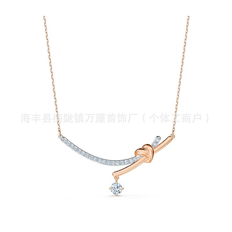 扭结爱心绳结【玫瑰金色】