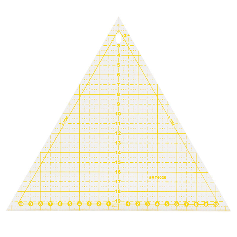 Triángulo amarillo MT6020
